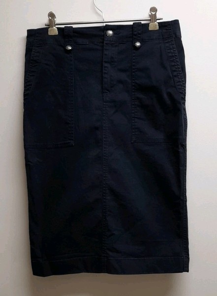 Ralph Lauren Navy Utility Cargo Small Pencil Skirt AU 8, US4..P1