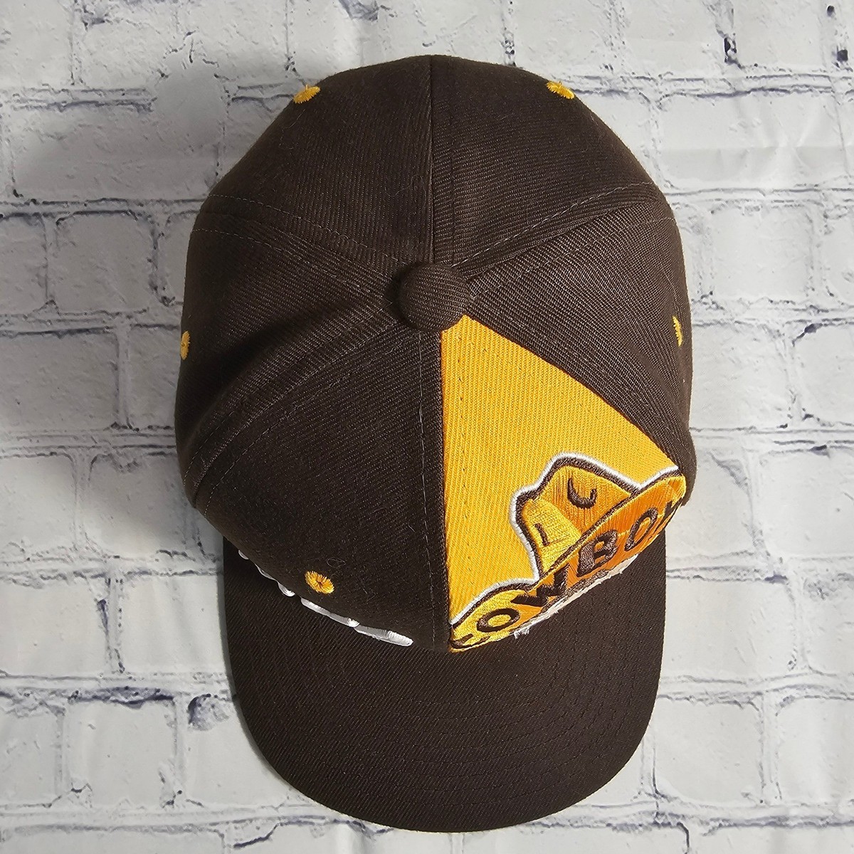 Zephyr Wyoming Cowboys WYO Snapback Hat Pistol Pete NCAA View 3