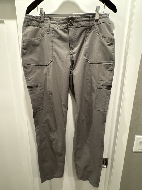 Kühl Gray Horizn Skinny Cargo SZ 14 R Women’s lightweight Pants