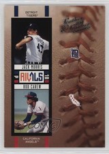 2005 Donruss Leather & Lumber Rivals /2000 Jack Morris Rod Carew #R-19 HOF 0o5y