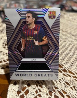 Futera Barcelona 2025 Xavi World Greats Training Worn Patch 02/06 Spanien C2485