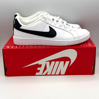 Nike Court Royale Shoes Mens 9 White Black Outdoor 749747 107