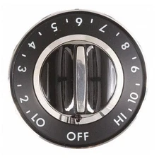 Whirlpool WPY700854 Genuine OEM Black Top Control Knob Fits: Y700854 1246687 70