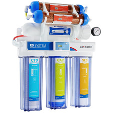 6 Stage Aquarium System/Ro Water Filtration System with Deionization Filter RO W