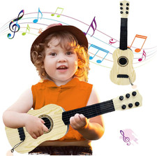 Kids Toy Guitar 6 String,17 inch Mini Baby Guitar with Pick,Musical Instrument
