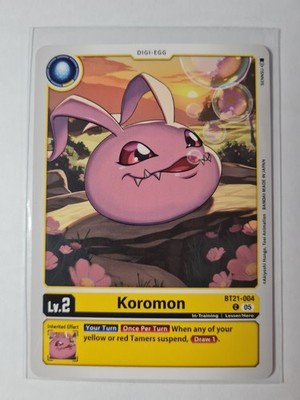 Digimon Koromon · BT21-004 · C · World Convergence · Englisch · NM