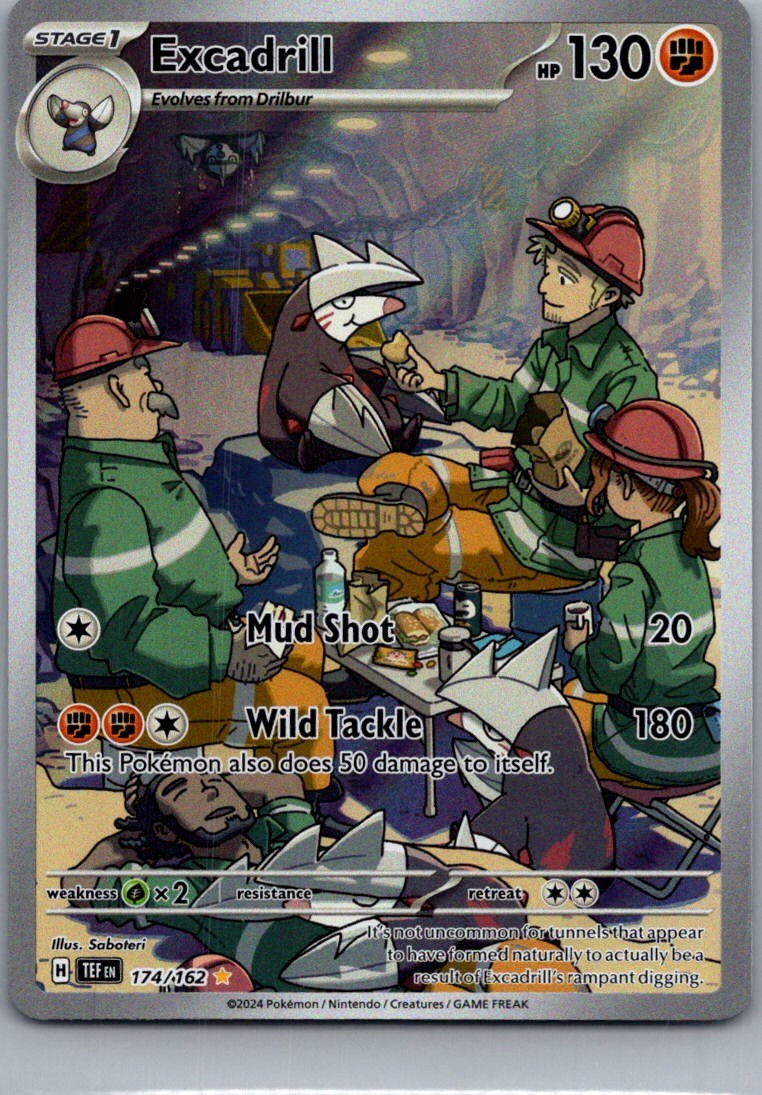 Excadrill Illustration Rare SV05: Temporal Forces 174/162 NM