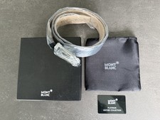 NEW Montblanc Men s Black Leather Horseshoe B...