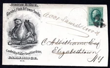 US 1880s ADVERTISING GARDEN FIELD & FLOWER SEED CAMBRIDGE VALLEY GARDEN OF N.Y.