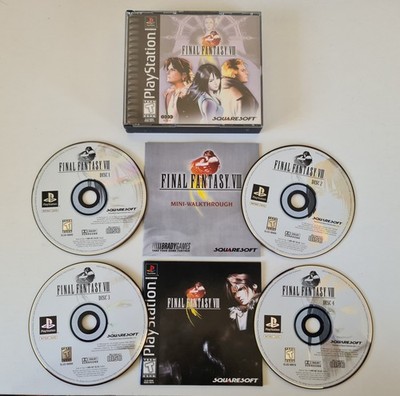 Final Fantasy VIII PS1 | Sehr guter Zustand | NTSC-U/C | Komplett mit Handbuch & Registrierungskarte