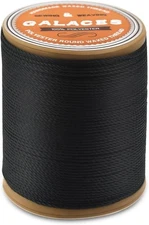Waxed Cord for Jewelry Making Black 0.8mm 76 Yards Bracelet Necklace Macrame Sup