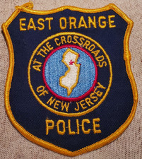 NJ East Orange New Jersey Police Shoulder Patch