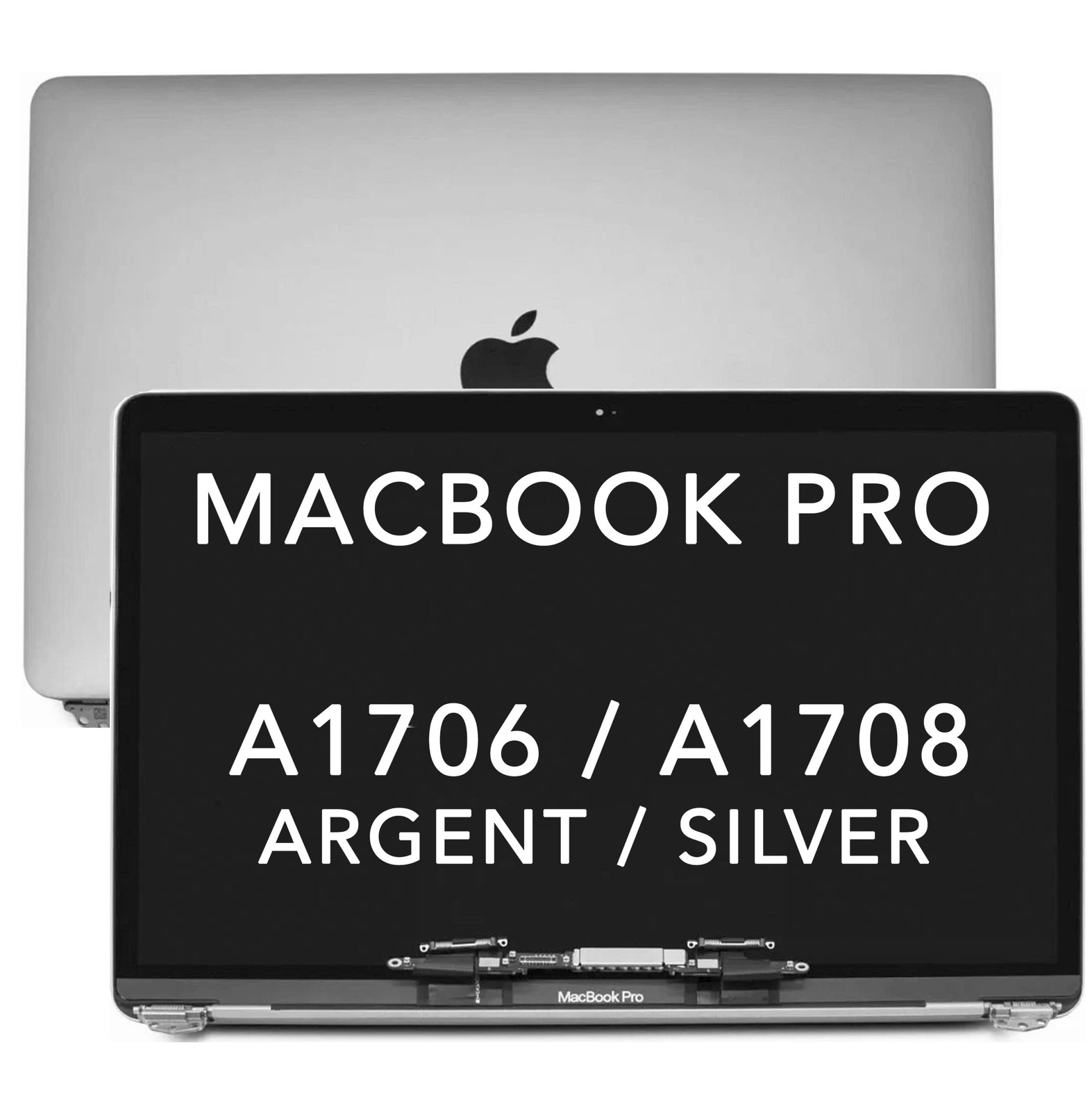 Ecran Complete Pour MacBook Pro A1706 / A1708 Argent Silver Complet ASSEMBLÉ