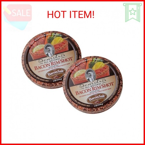 Demitri's Bacon RimShot Spiced Rim Salt - Bacon Flavored Rimmer For ...