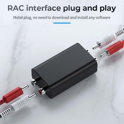 Ground Loop Noise Isolator Cinch-Anschluss Brummunterdrücker AUX für Stereo