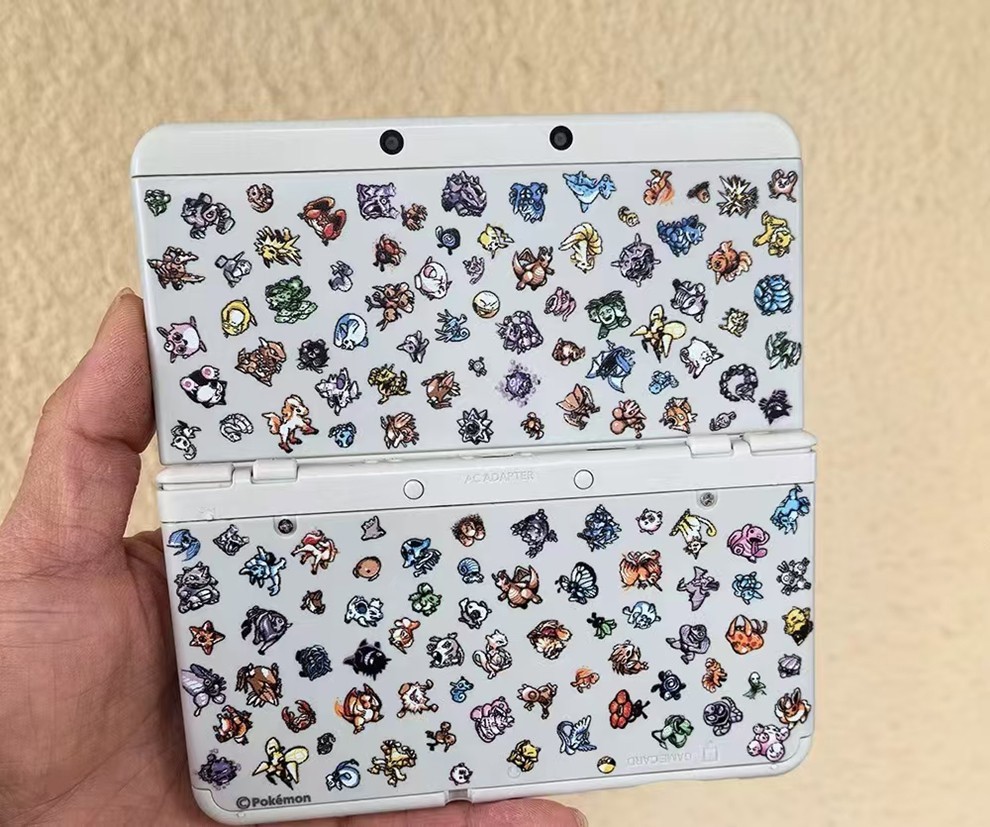 Nintendo 3DS Cover Plates Kisekae plate No.072 Pokemon Characters