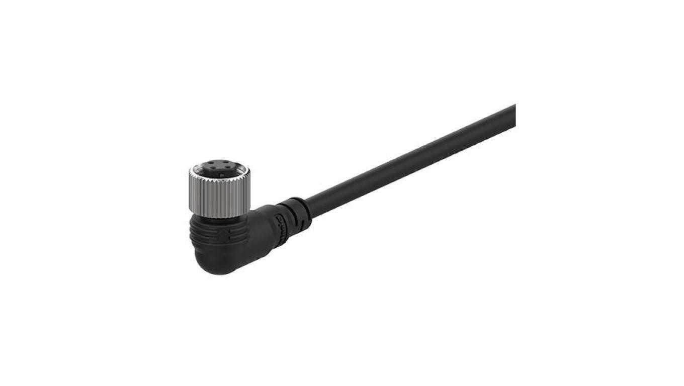 M12 PIN connection cable: 2 angled 2m plug Insulation: PVC /T2UK