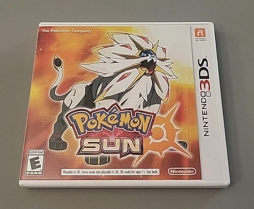 Pokemon Sun 3DS CIB, Fantastic Condition, Tested