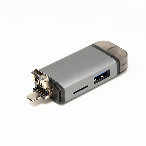 Multifunction 6 in 1 Type-c OTG Reader USB Port for Computer Phone Laptop - Zdjęcie 3 z 12