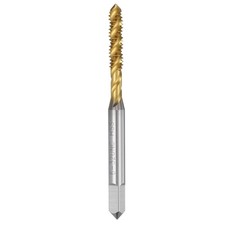 Spiral Flute Thread Tap 6-32 UNC Titanium Right Hand Screw Tapping M2 JIS
