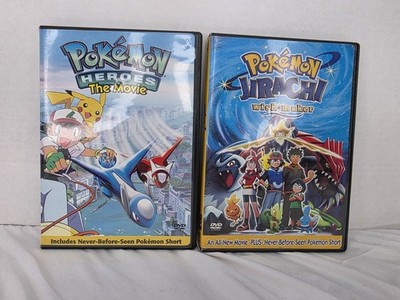 Pokemon - Heroes: The Movie (DVD, 2004) Jirachi Wish Maker (Lot 2)