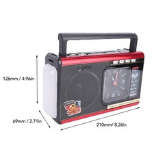 Bluetooth Speakers Radio Multifunctional Portable AM FM SW Radio Retro Spea TJVY