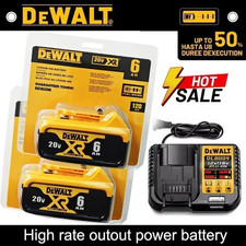 100 Genuine Dewalt 20V 6AH Battery, Rechargeable Lithium Ion Battery
