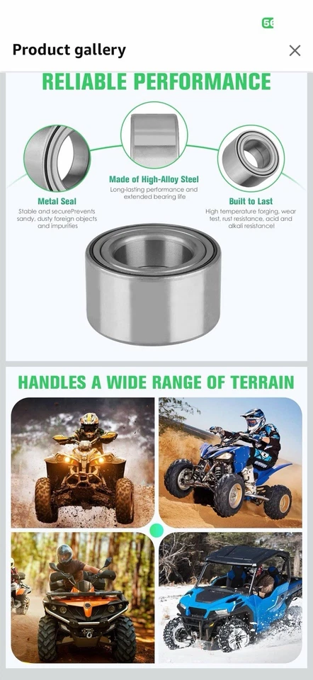 Can Am  3 Turbo Axle Shaft Set - Image 2 of 2