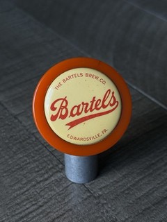 The Bartels Brewing Company Beer Ball Knob Vintage Bar Tap Handle 1930’s 1940’s