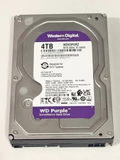 WD Purple 4TB Surveillance HDD 3.5” SATA – FOR PARTS / NOT WORKING