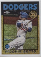 2021 Topps Silver Pack Series 1986 Chrome Baseball Gold 2/50 Mookie Betts 0hg4