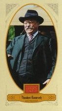 Theodore Roosevelt 2012 Panini Golden Age #4 Mini Broad Leaf Brown Ink