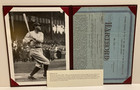 Babe Ruth at Bat 8 1/2" X 11" Promotional Photograph & Hartford Display Folder — photo 3