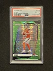 2024 Bo Nix Prizm Base Rookie Card #309 Green Pulsar PSA 8 Broncos RC
