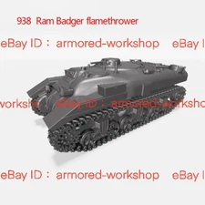 3D Printing 1/72  Canadian Ram Badger flamethrower tank Unpainted