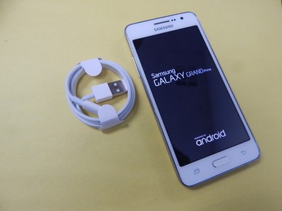 SAMSUNG GALAXY GRAND PRIME - 8GB WHITE (ATT) FREE BUNDLE & SHIPPING