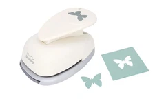 Bira Craft 2 inch Butterfly 5 Lever Action Punch for Paper off-white 