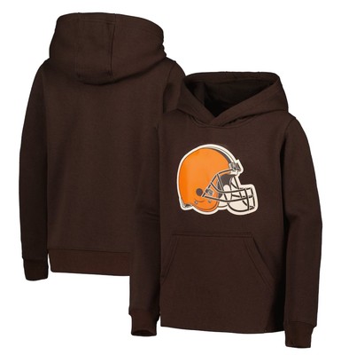 Youth Cleveland Browns NFL Team Apparel Pullover Hoodie NWT Y-Xl (18/20)
