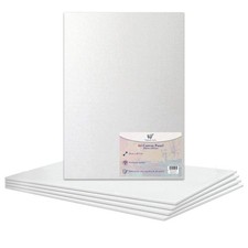 A4 Canvas Panel Stretched Blank Board Pack Of 5, (210 x 297mm) 