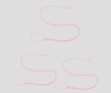 Rip Tie 2.5mm Tangle Free Hair Tie, 24", Coral Crush, 3-Pack