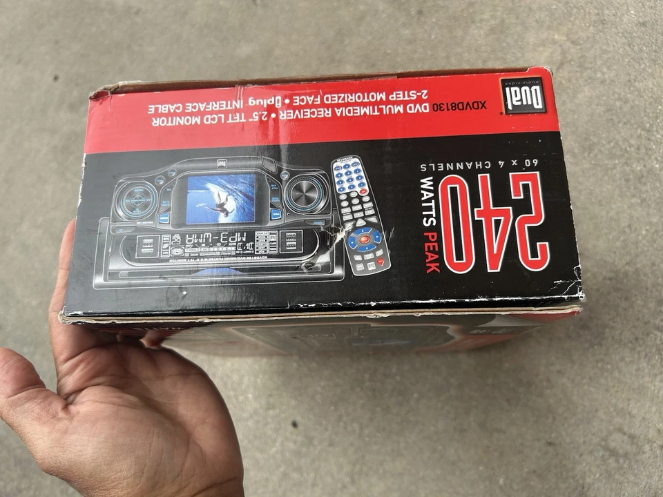 DUAL XDV8125 CD RECEIVER WITH BUILT-IN TV TUNER AND SCREEN *CLASSIC* - Image 4 of 4