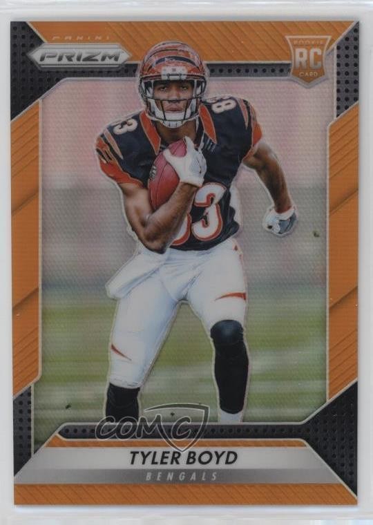 2016 Panini Prizm Rookie Orange Prizm 51/299 Tyler Boyd #270 5aj