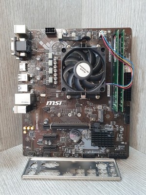 AMD A10-9700 8GB DDR4 MSI A320M Pro-M2 V2 Bundle EB1209 UK