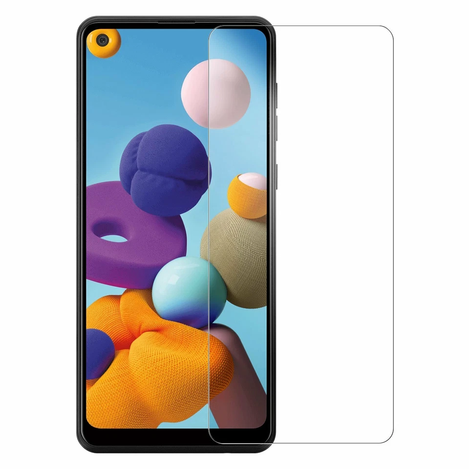 Premium 0.3mm Tempered Glass Screen Protector for Samsung Galaxy A21 9H Hardness - Image 2 of 4