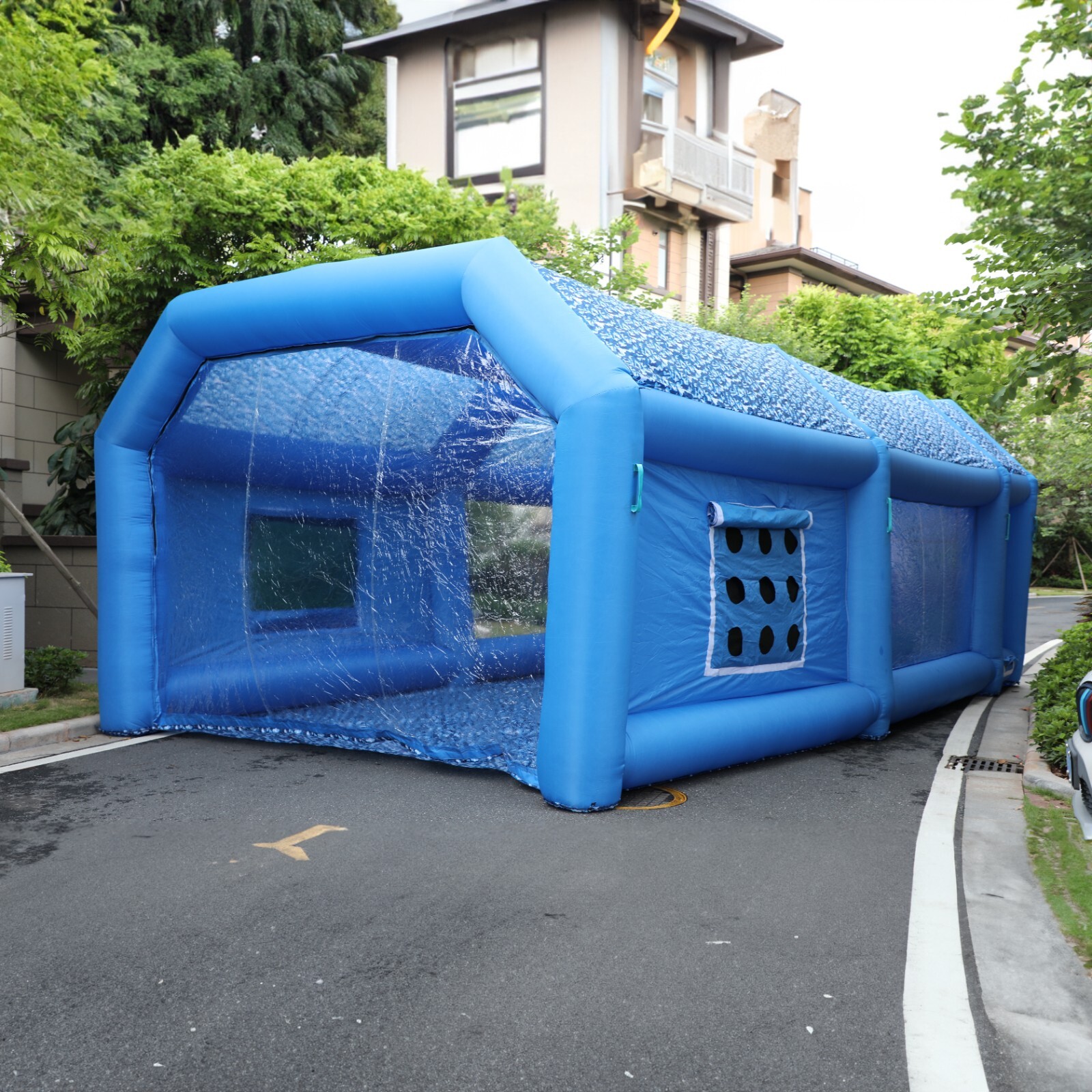 𝟐𝟖𝐱𝟏𝟓𝐱𝟏𝟎𝐅𝐭 Portable Inflatable Paint Booth eBay