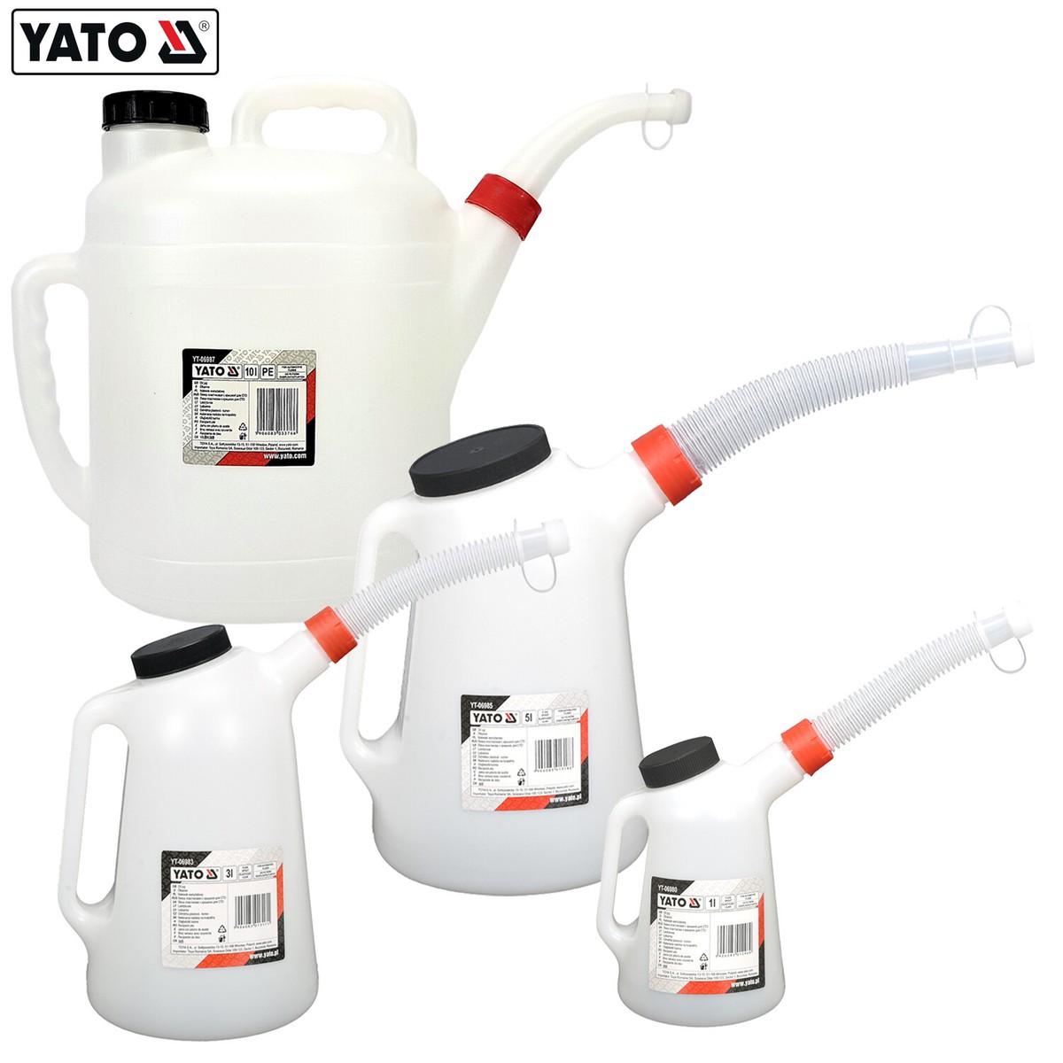 Ölkanne Füllkanne Messkanne Ölkanister Profi Kanne 1L 3L 5L Öler m. Ausgußrohr