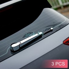Chrome Rear Windshield Wiper Cover Trims Accessories For 2022 Vw Golf Mk8