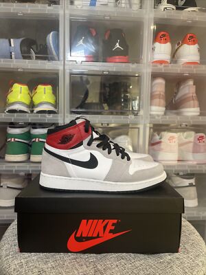 Nike Air Jordan 1 Retro High OG Smoke Grey GS Size 7Y / Womens 8.5 