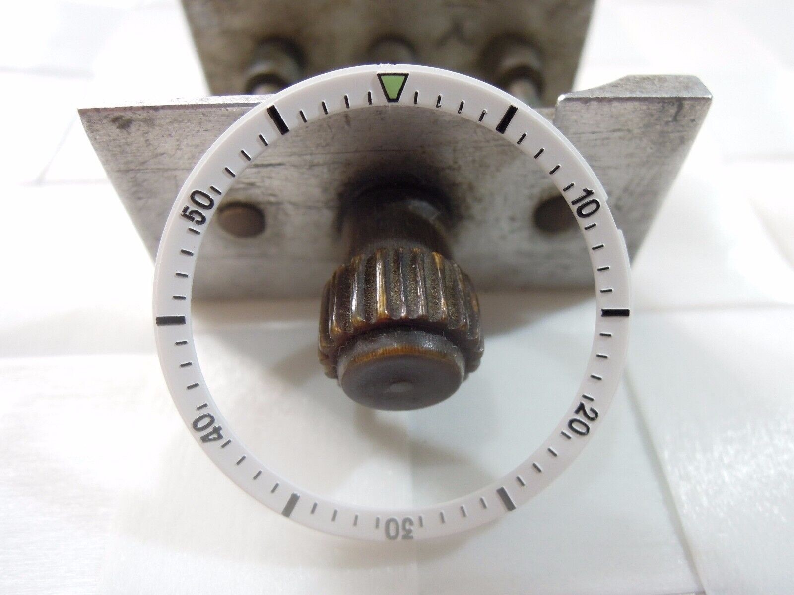 NEW WHITE INNER ROTATING BEZEL VINTAGE POGUE CHRONOGRAPH 6139-6002/6005 ...