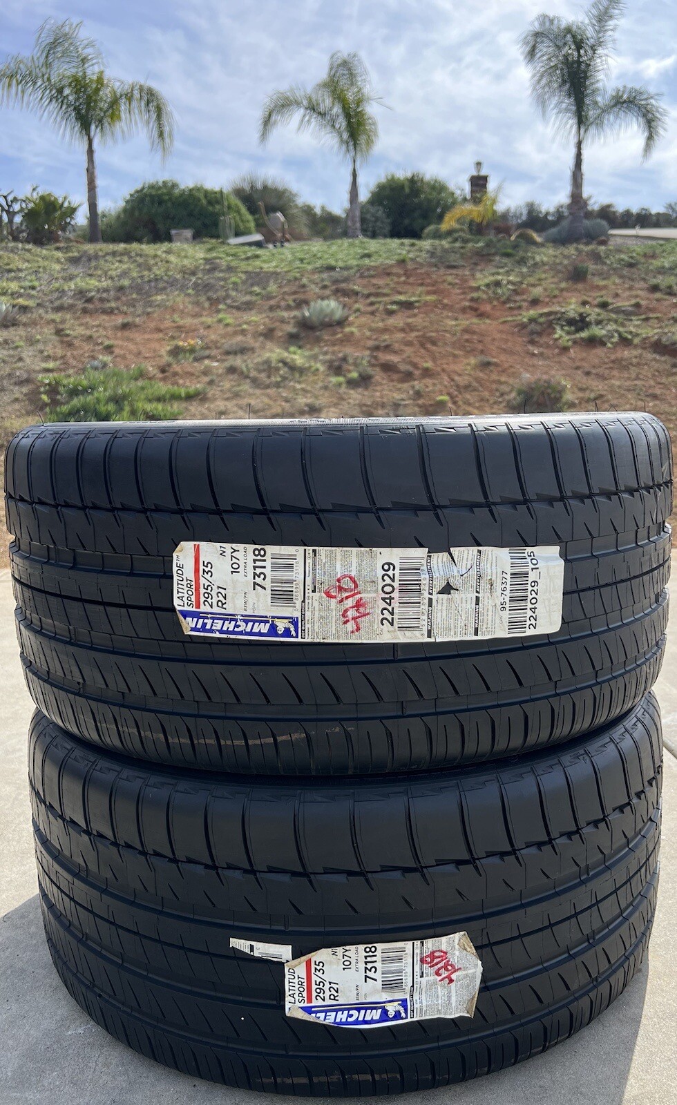 Set of TWO BRAND NEW 295/35R21 107Y Michelin Latitude Sport Tires | eBay